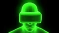 VR virtual reality headset hologram futuristic animation hmd game tech loop 4k 4k or 4k+ Resolution