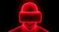 VR virtual reality headset hologram futuristic animation hmd game tech loop 4k 4k or 4k+ Resolution