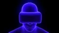 VR virtual reality headset hologram futuristic animation hmd game tech loop 4k 4k or 4k+ Resolution