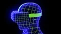 VR virtual reality headset hologram futuristic animation hmd game tech loop 4k 4k or 4k+ Resolution