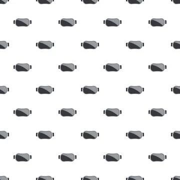 Vr virtual reality headset pattern technology background Illustrazione stock