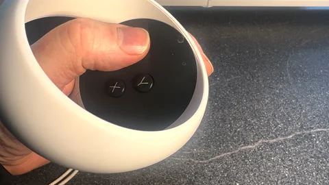 VR Virtual Reality  Immersive Experience Headset Gaming Simulated Stock Footage 168428452