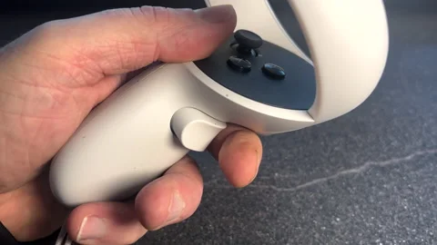 VR Virtual Reality  Immersive Experience Headset Gaming Simulated Stock Footage 168428514