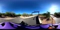 VR360 cycling via designated path circling city part 17 4k or 4k+ Resolution