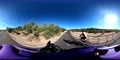 VR360 cycling via designated path circling city part 16 4k or 4k+ Resolution