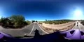 VR360 cycling via designated path circling city part 15 4k or 4k+ Resolution