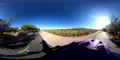 VR360 cycling via designated path circling city part 12 4k or 4k+ Resolution