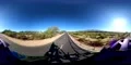 VR360 cycling via designated path circling city part 10 4k or 4k+ Resolution