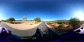 VR360 cycling via designated path circling city part 7 4k or 4k+ Resolution