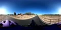 VR360 cycling via designated path circling city part 5 4k or 4k+ Resolution