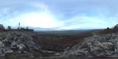 VR360, Evening on the mountain Stock Footage 120640210