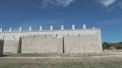 Vrana Templar town Stock Footage 60220280
