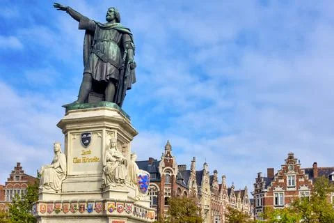 Vrijdagmarkt Stock Photos