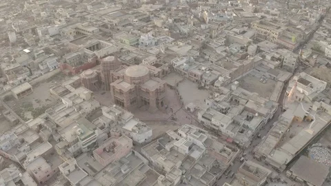 Vrindavan, city of 5000 temples. India, 4k aerial ungraded 库存影片 107727958