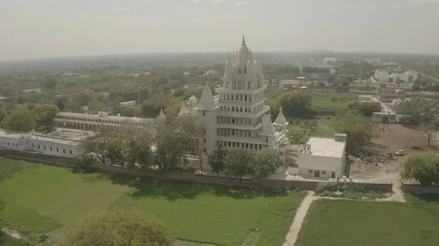 Vrindavan, city of 5000 temples. India, 4k aerial ungraded 库存影片 107755190