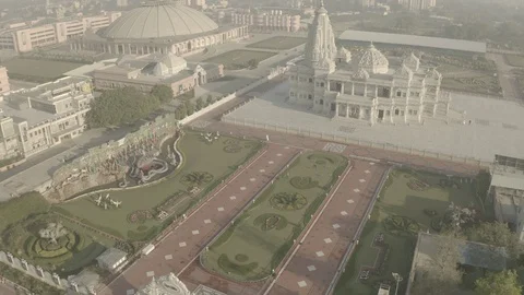 Vrindavan, city of 5000 temples. India, 4k aerial ungraded 库存影片 107755899