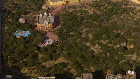Vrindavan, city of 5000 temples. India, 4k aerial 库存影片 109379455