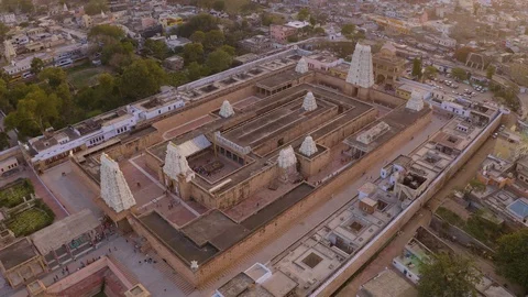 Vrindavan, city of 5000 temples. India, 4k aerial 库存影片 109389201