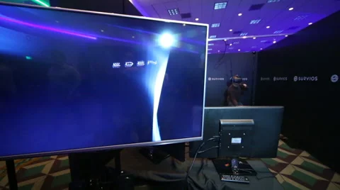 VRLA Expo - Survios 3 Stock Footage 59554464