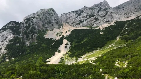 Vrsic Pass at it's finest Stock Footage 112042016