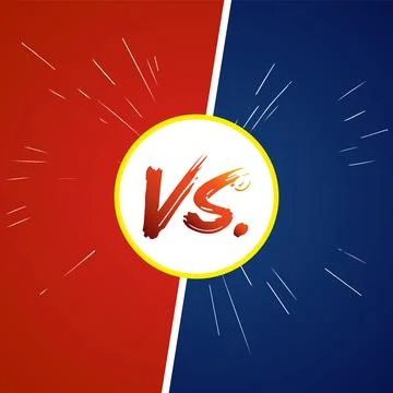 VS background typography Stock Illustration