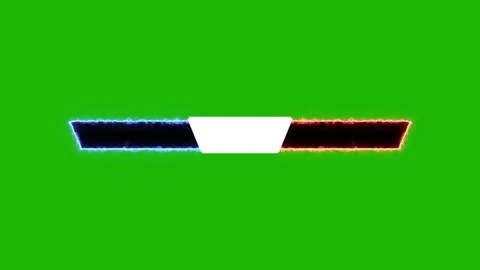 VS Fighter Name Bar Fight Match Animation on Green Screen Background 4K Stock Footage 336759058