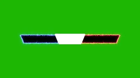 VS Fighter Name Bar Fight Match Animation on Green Screen Background 4K Stock Footage 336759064