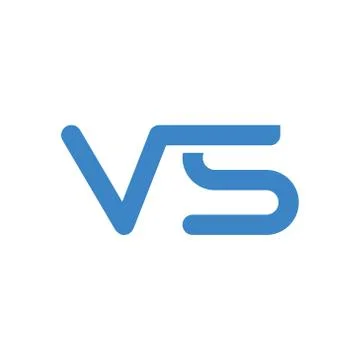 Vs initial letter vector logo icon Stock Illustration