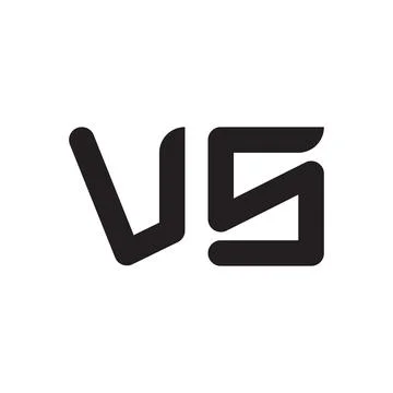 Vs initial letter vector logo icon Stock Illustration