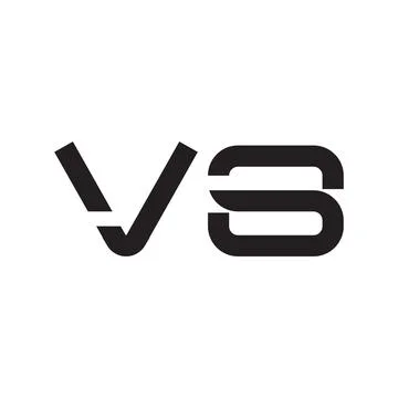 Vs initial letter vector logo icon Stock Illustration