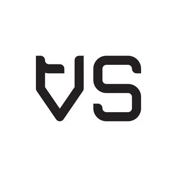 Vs initial letter vector logo icon Stock Illustration