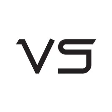 Vs initial letter vector logo icon Stock Illustration