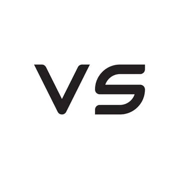 Vs initial letter vector logo icon Stock Illustration