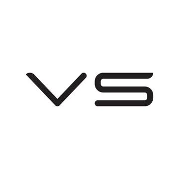 Vs initial letter vector logo icon Stock Illustration