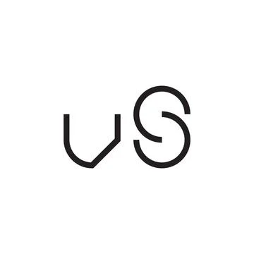 Vs initial letter vector logo icon Stock Illustration