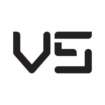 Vs initial letter vector logo icon Stock Illustration