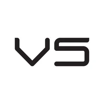 Vs initial letter vector logo icon Stock Illustration