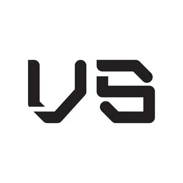 Vs initial letter vector logo icon Stock Illustration