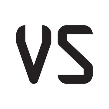 Vs initial letter vector logo icon Stock Illustration