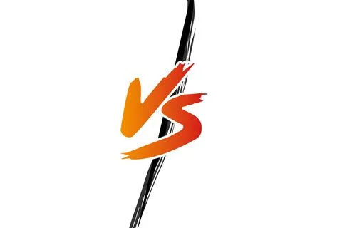 VS letters. Versus Vector Illustration Stock Illustration
