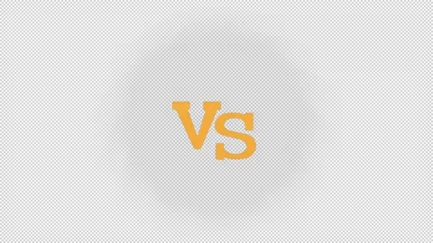 VS. One versus another. Cartoon Stock Footage 154419792