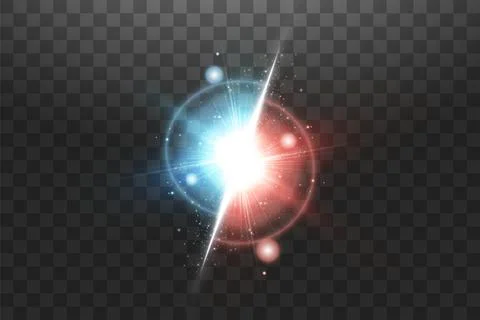 Vs sign. Vector versus background with glowing light Stock-Illustration