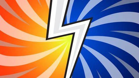 VS Versus Comic Book Cartoon Animation Stock Footage 332695184
