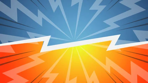 VS Versus Comic Book Cartoon Animation Stock Footage 334632352
