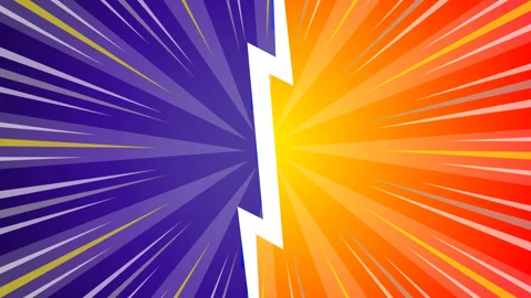 VS Versus Comic Book Cartoon Animation Stock Footage 336743399