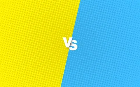 VS. Versus Screen. Concept of battle, competition, duel, or comparison. Vec.. Stock Illustration