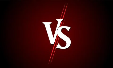 VS versus vector icon sport match challenge battle Illustrazione stock