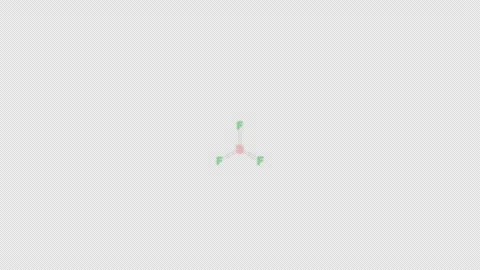 VSEPR Trigonal Planar AX3 Lewis Structure Animation Clean No Text Alpha 4K 库存影片 339311333