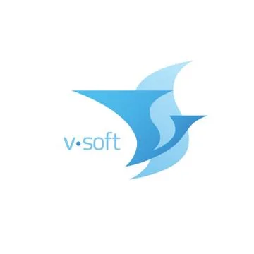 VSoft Vector logo design Stock Illustration