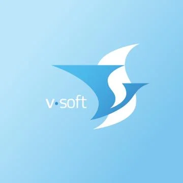 VSoft Vector logo design Stock Illustration